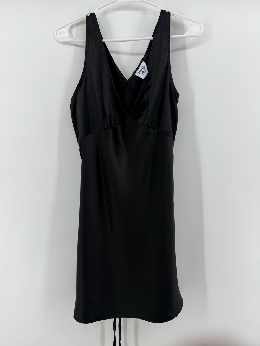 Princess Polly Black V-neck Slip Dress SZ 8